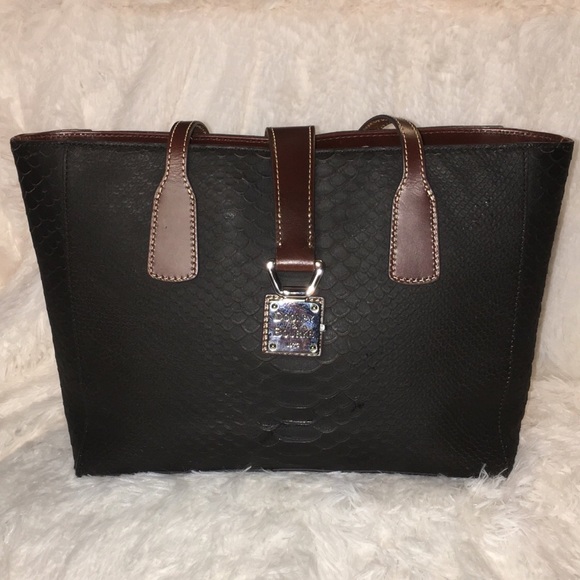 Dooney & Bourke Shannon Python Tote - Picture 10 of 10